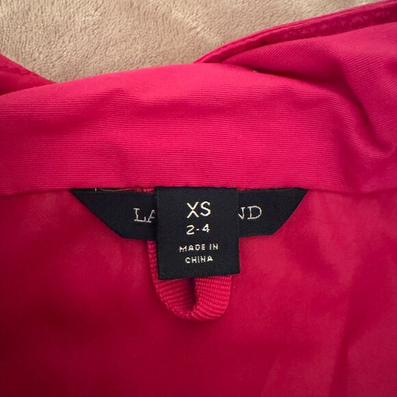 Land's End Pink Raincoat - Picture 2 of 3